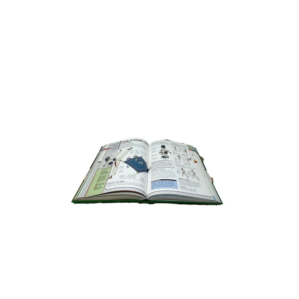 DK Publishing The Sports Book Hardcover Green Astroturf Cover Illustrated Guide